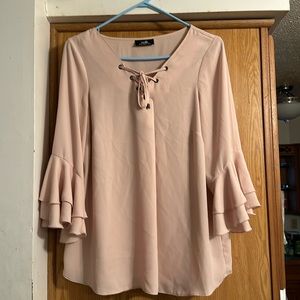 Wallis top women’s sz 12 color pink salmon